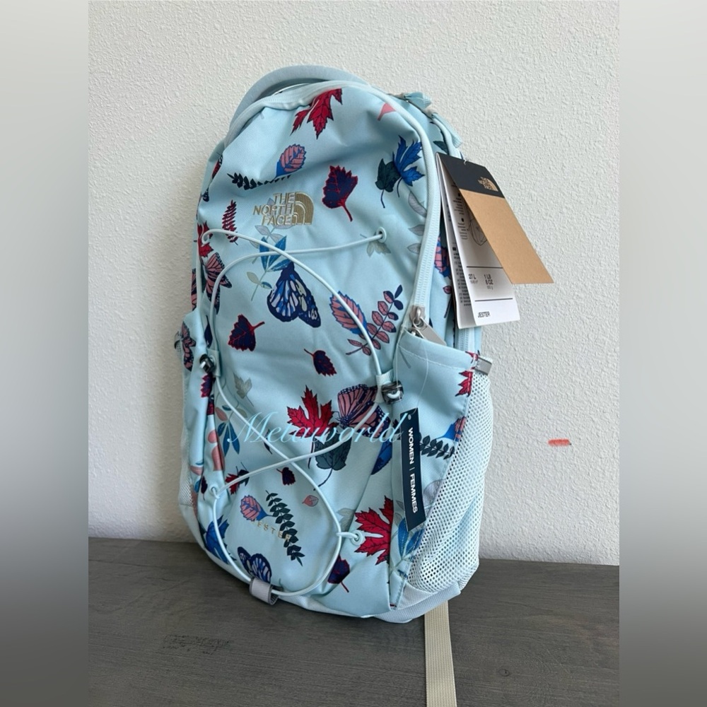 The North Face Women's Jester Icecap Blue Fall Wanderer Print Backpack Size 27L - Picture 3 of 8